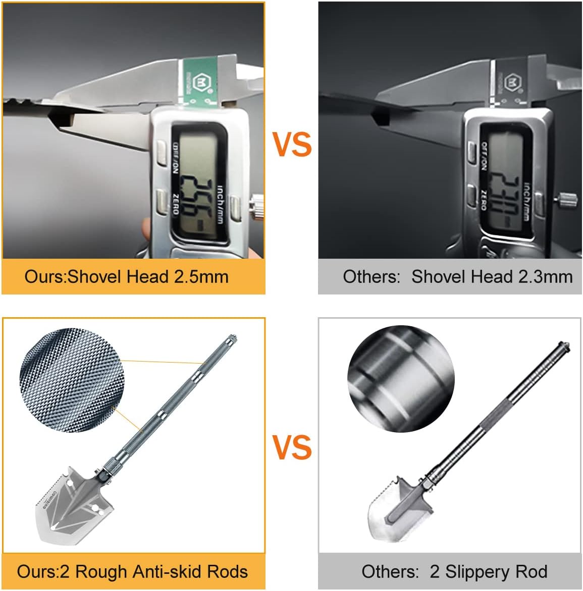 Sklopiva lopata za kampovanje