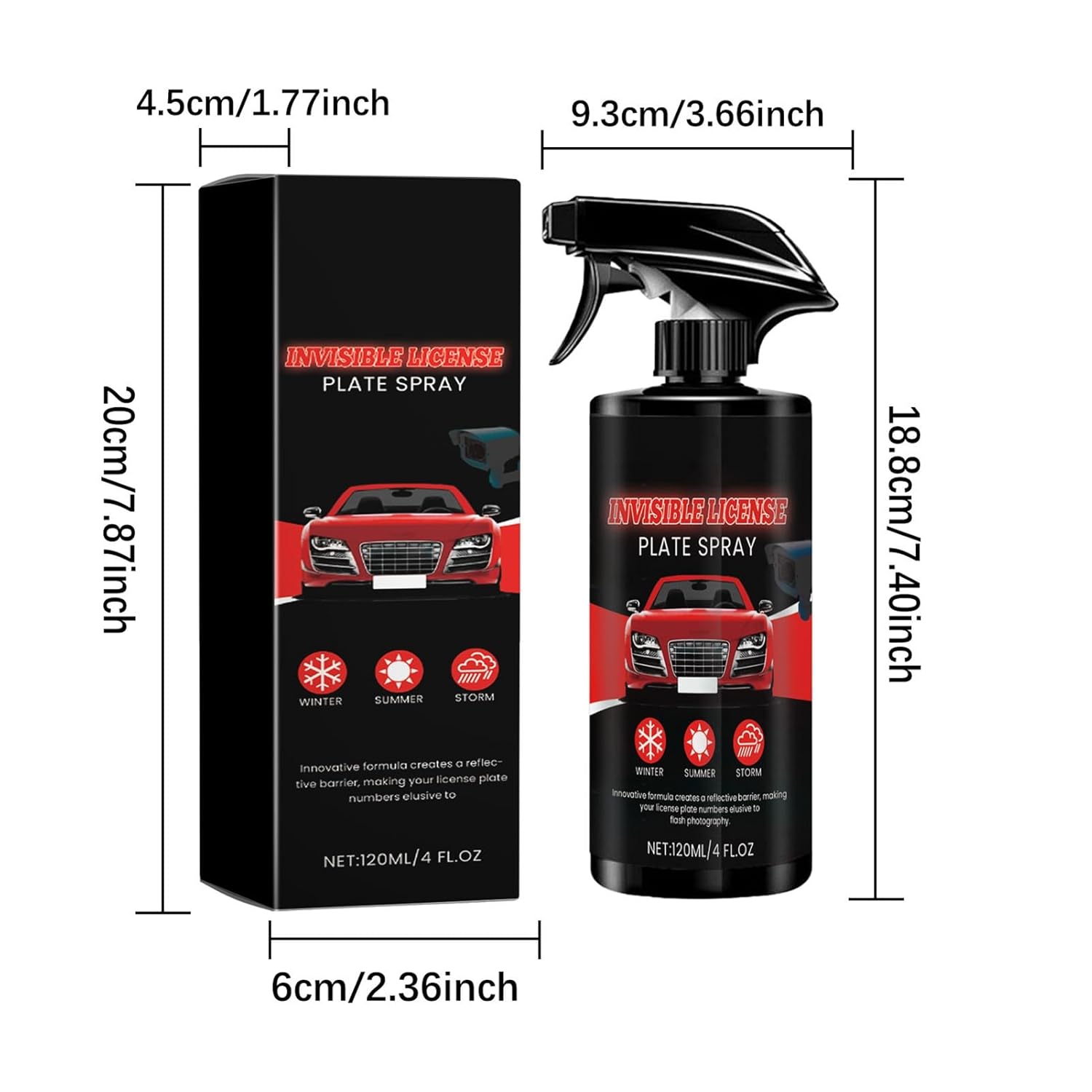 SPREJ ZA NEVIDLJIVE TABLICE