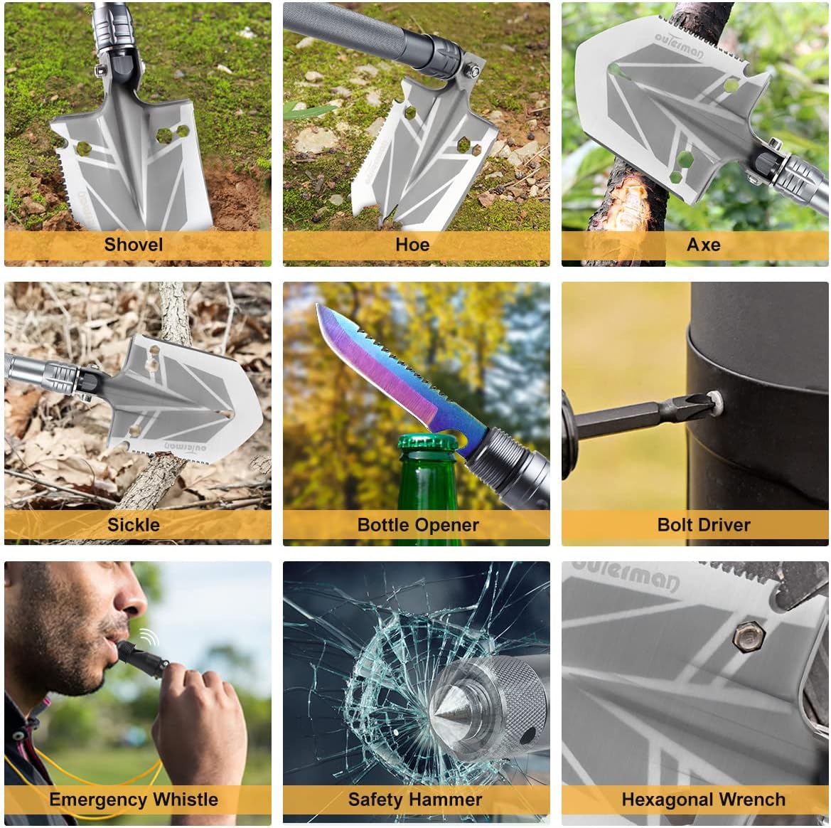 Sklopiva lopata za kampovanje