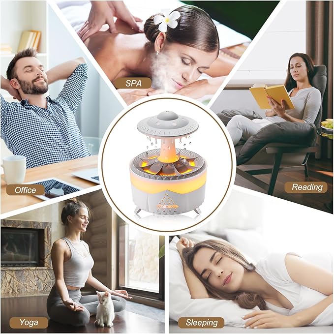 Aromaterapi difuzor kišni oblak + gratis eteri?na ulja