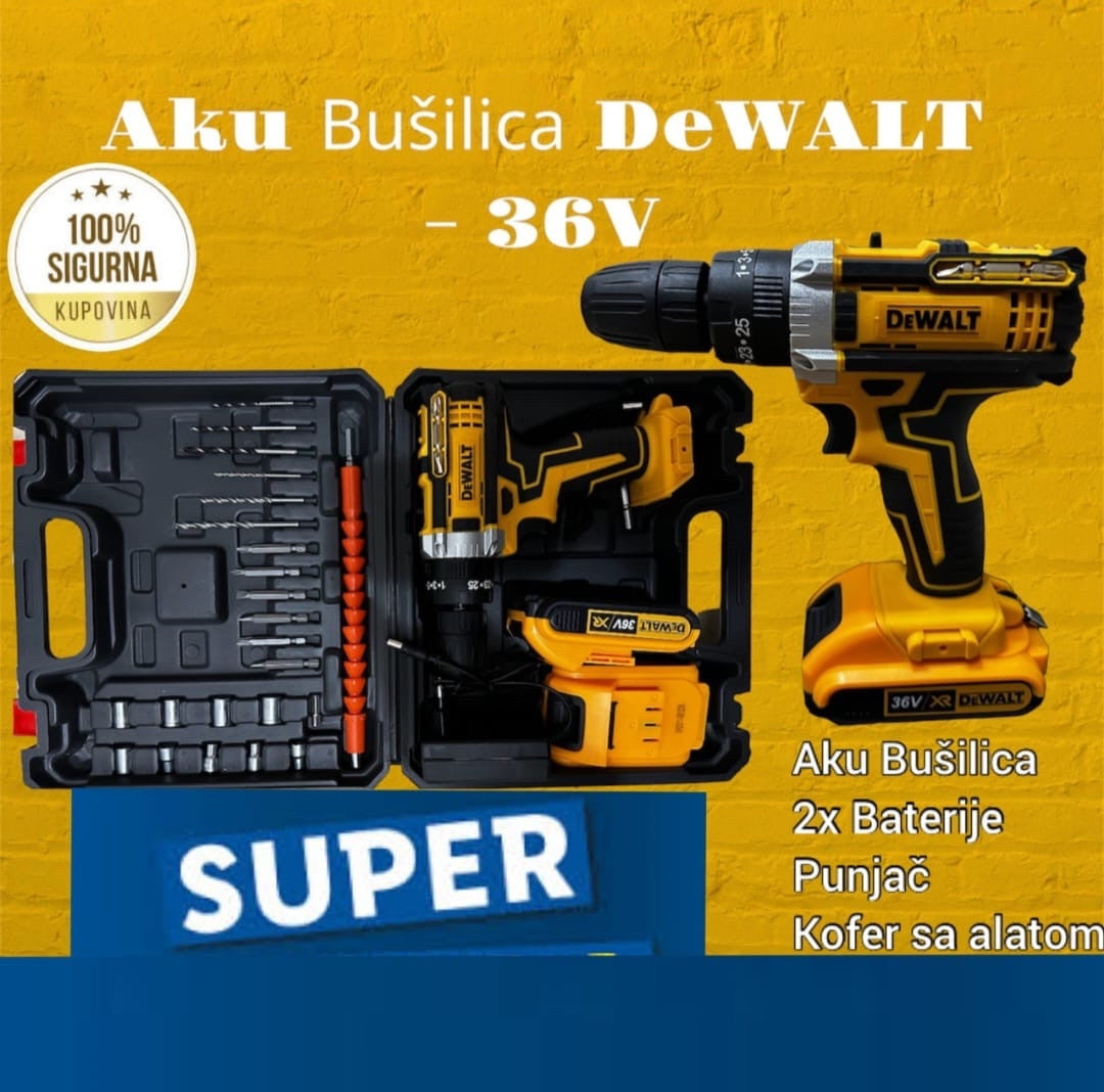 DeWALT Aku-šrafilica/bušilica 48V sa čekićem